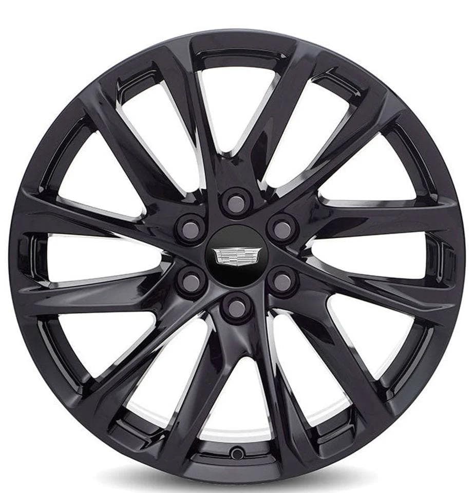 26 INCH RIMS CADILLAC ESCALADE GLOSS BLACK WHEELS SIERRA TAHOE YUKON WHEELS thumbnail 1